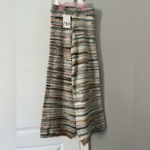 Zara Girls Wide Leg Sweater Knit Pants 13-14 NWT!
